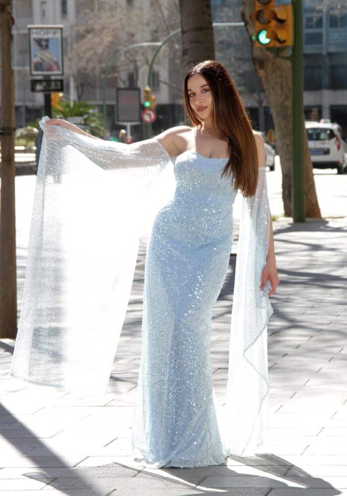 Vestido mangas murciélago Gina
