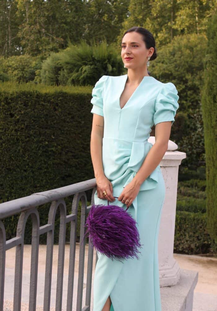 Vestido verde agua Alhambra